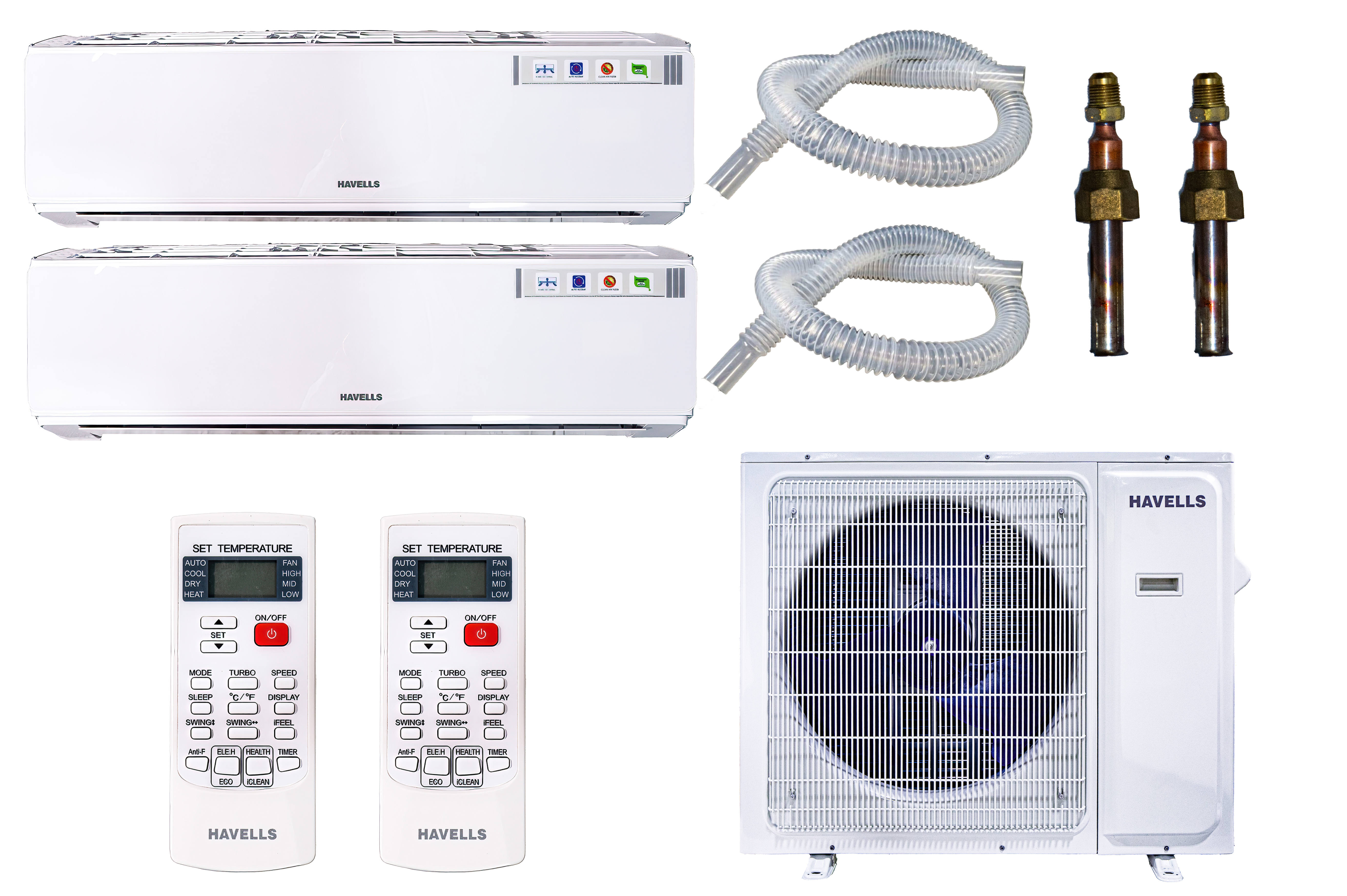 Mini Split Dual Rack System 27,000 BTU Multi Zone Mini Split System w/ (2) 12k – Havells HVAC LLC
