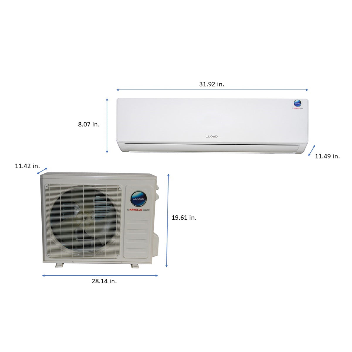 12,000 BTU Indoor/Outdoor Mini Split (115V) – Havells HVAC LLC